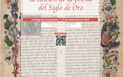 Curso Internacional «Filología y patrimonio literario: la edición de la poesía del Siglo de Oro»